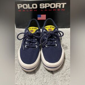 Polo Ralph Lauren Polo Sport canvas athletic Shoes Sz.9.5